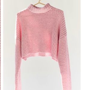 Urban Outfitter Mila Mock Neck Cropped Sweater